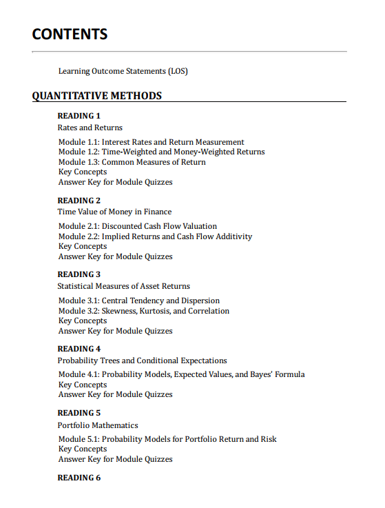CFA 2026 Level 1 Schweser Notes with Quicksheet